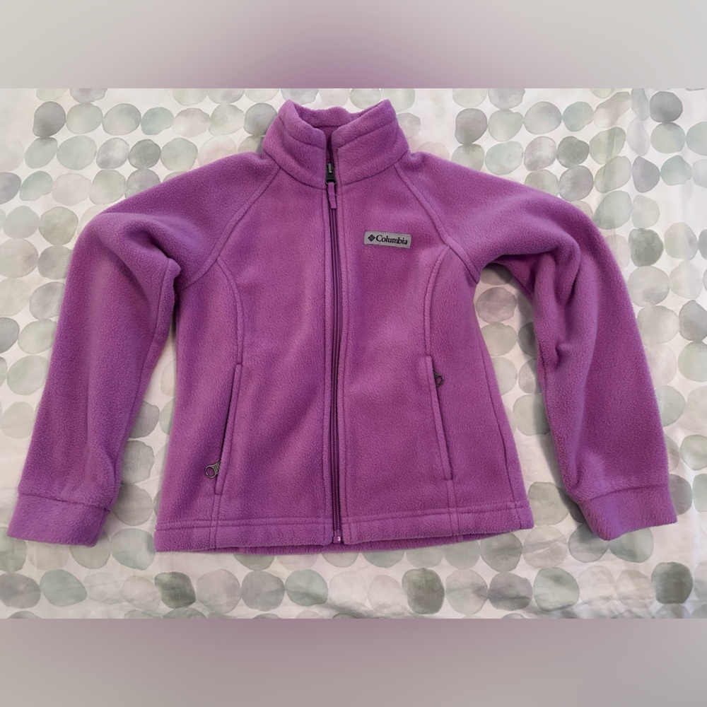 Girls Columbia fleece jacket size 6